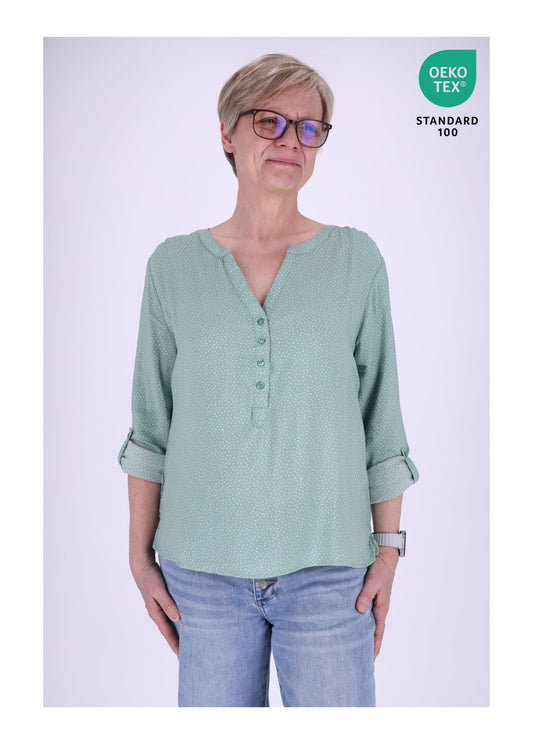 Schlupfbluse Punkte-Print
