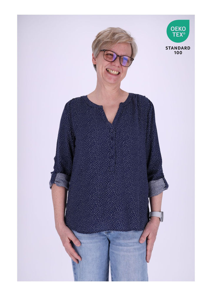 Schlupfbluse Punkte SPLASH of color-B
