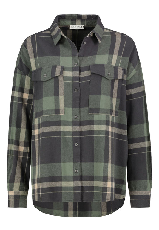 Damen, Bluse langarm