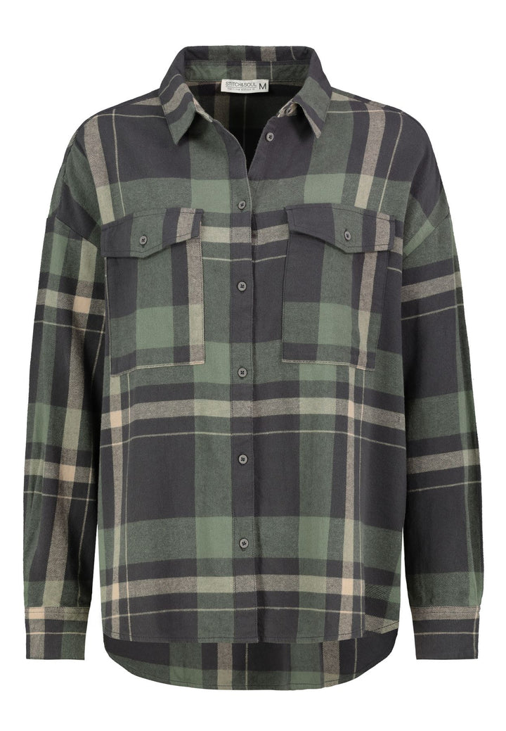 Damen, Bluse langarm