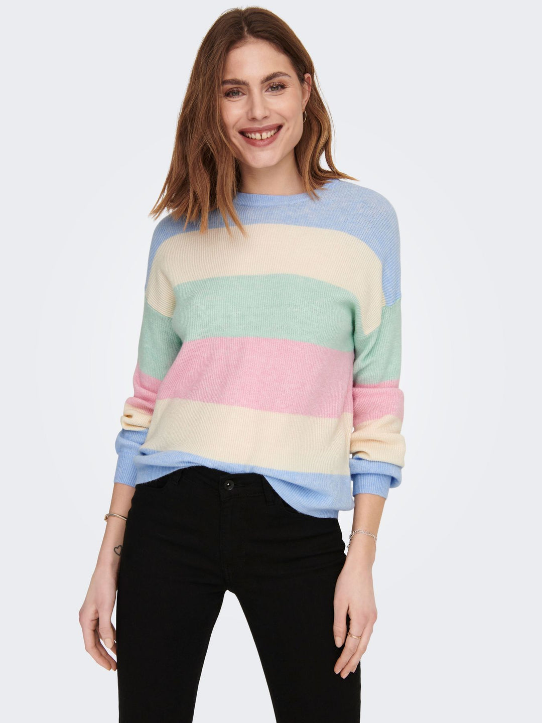 Pullover gestreift