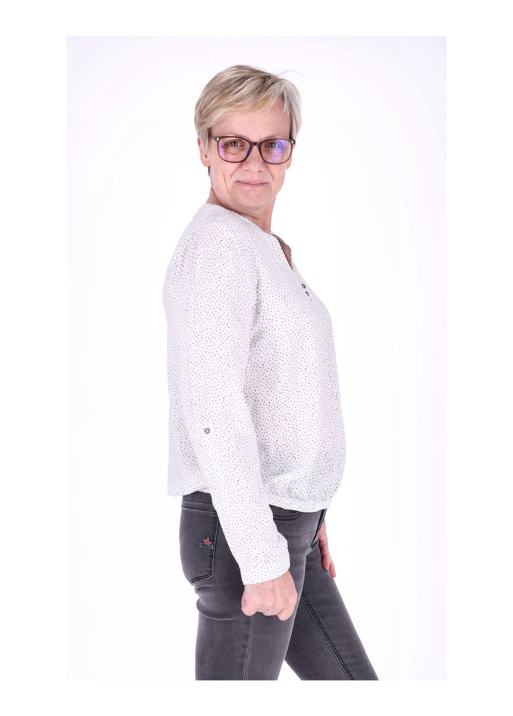 Bluse mit Punkten