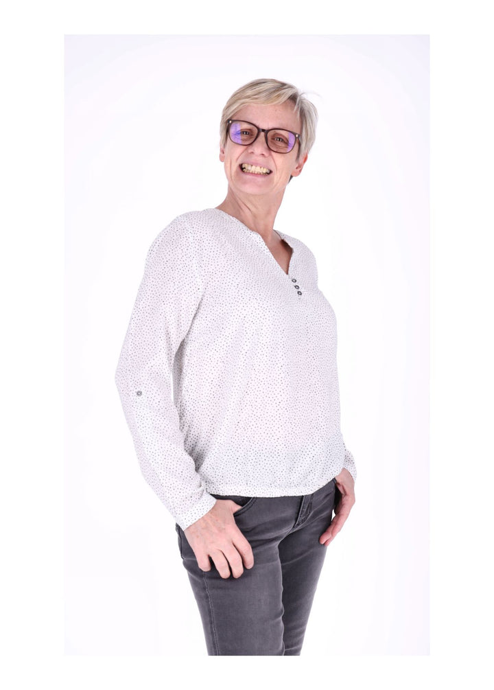 Bluse mit Punkten
