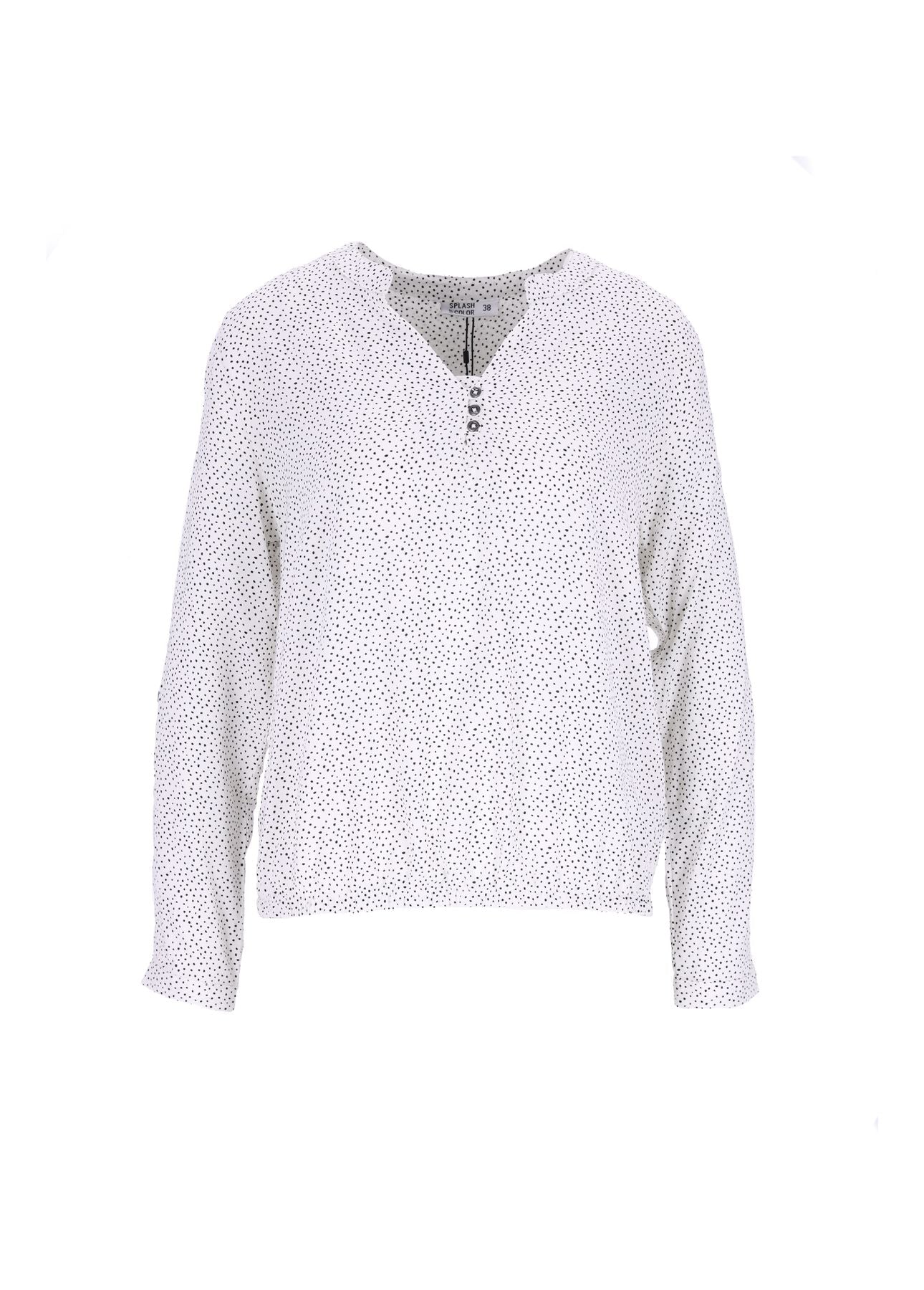 Bluse mit Punkten