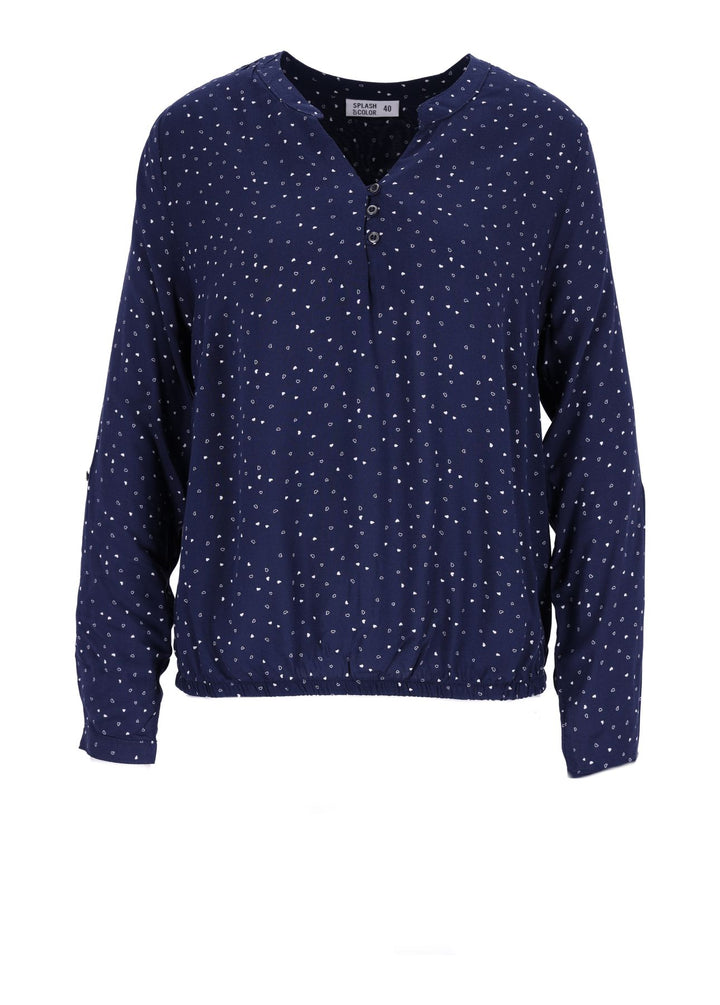 Bluse mit Herzen