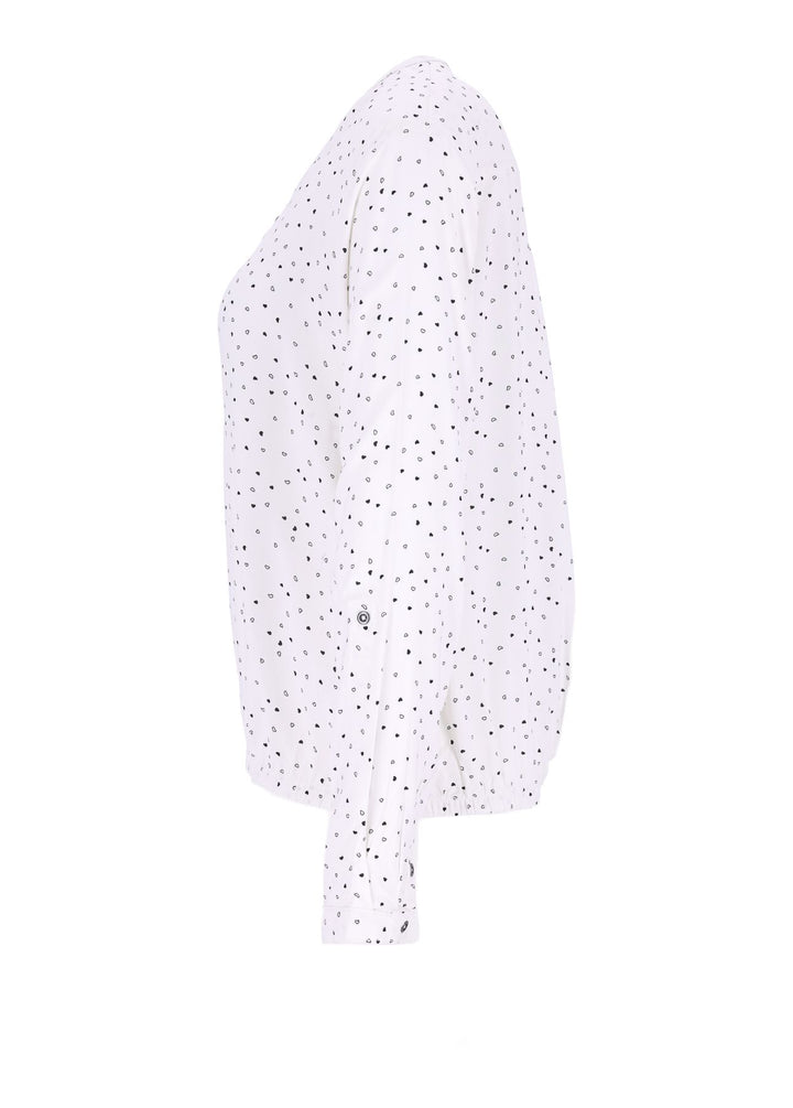 Bluse mit Herzen