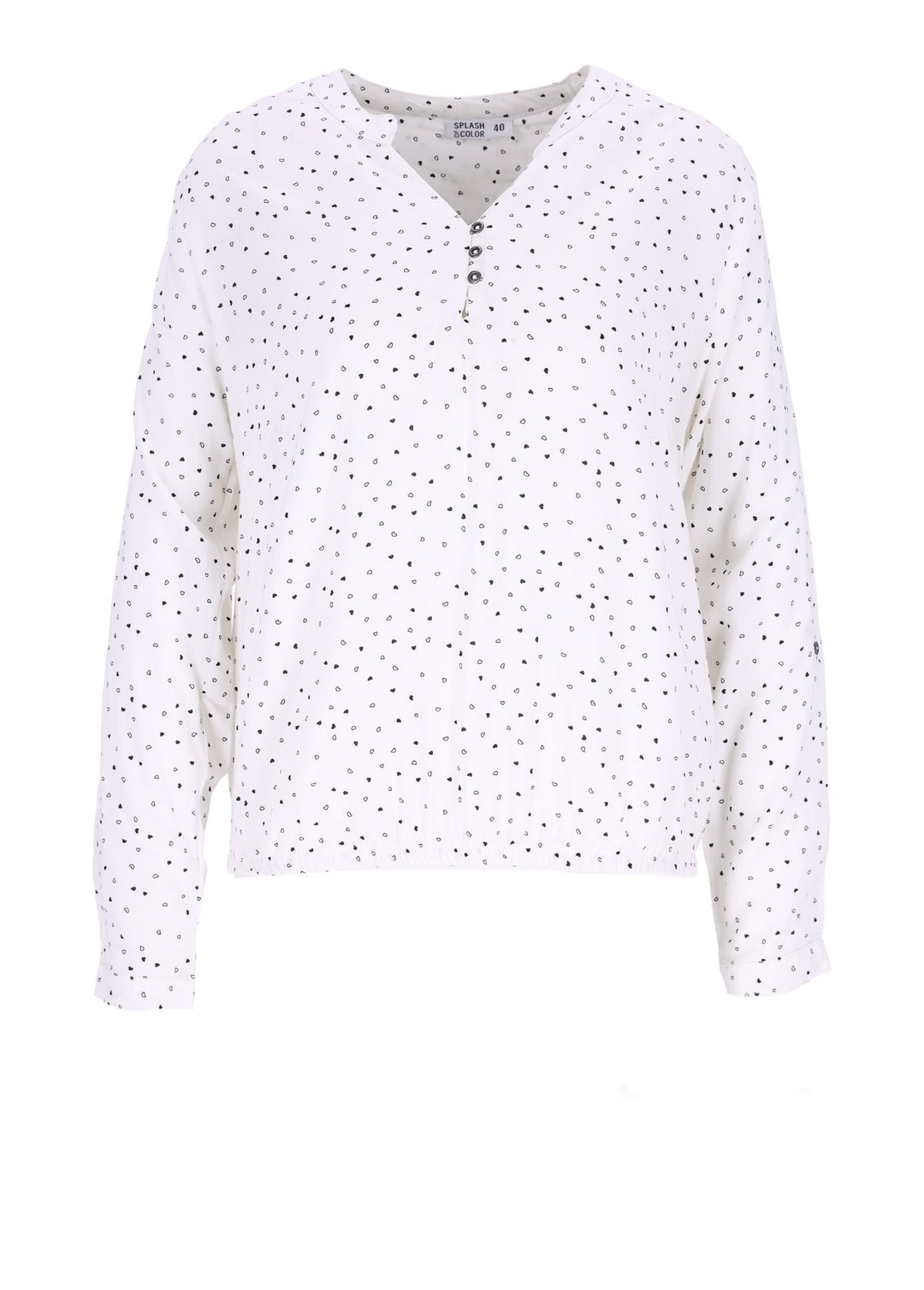 Bluse mit Herzen