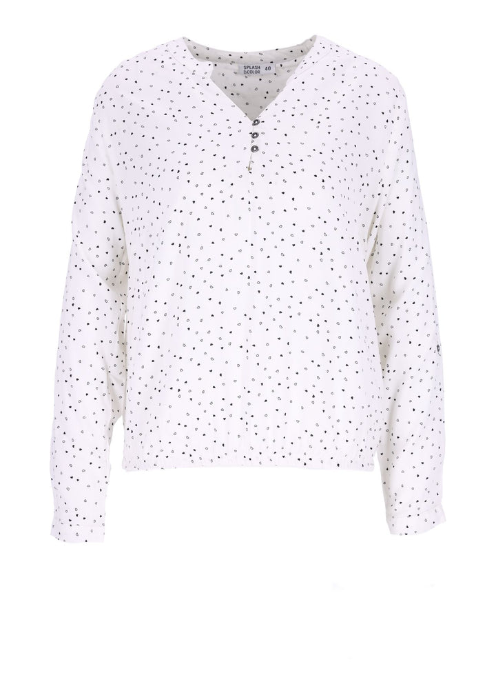 Bluse mit Herzen