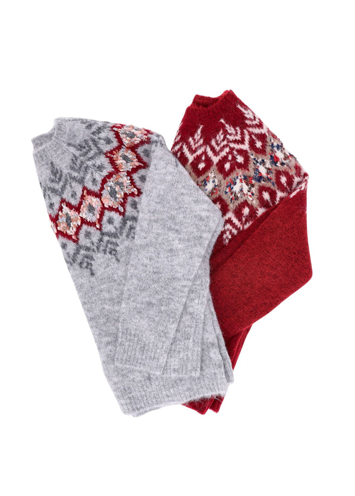 Strickpullover Damen Norwegermuster