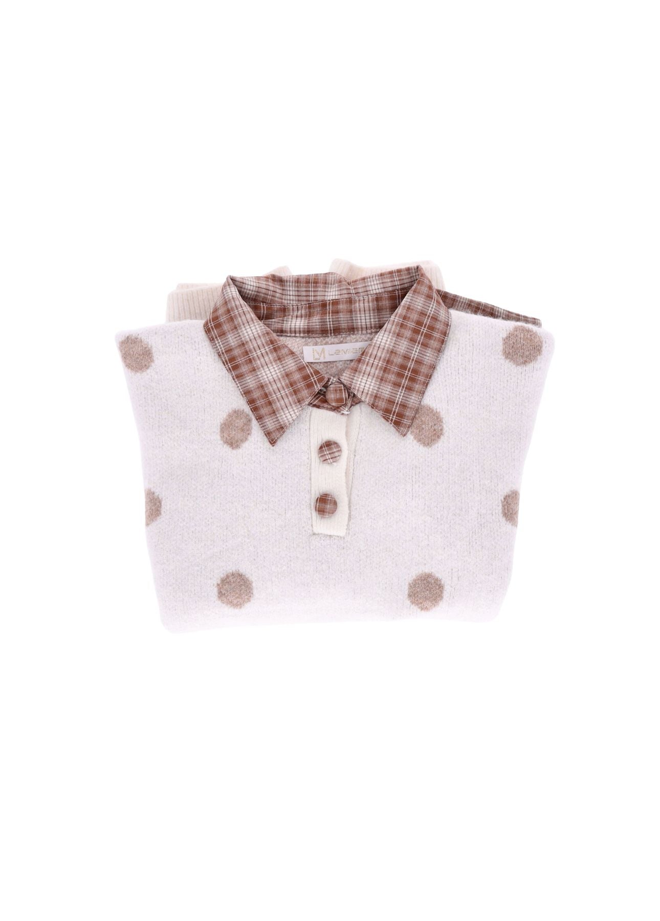 Strickpullover Damen Blusenkragen