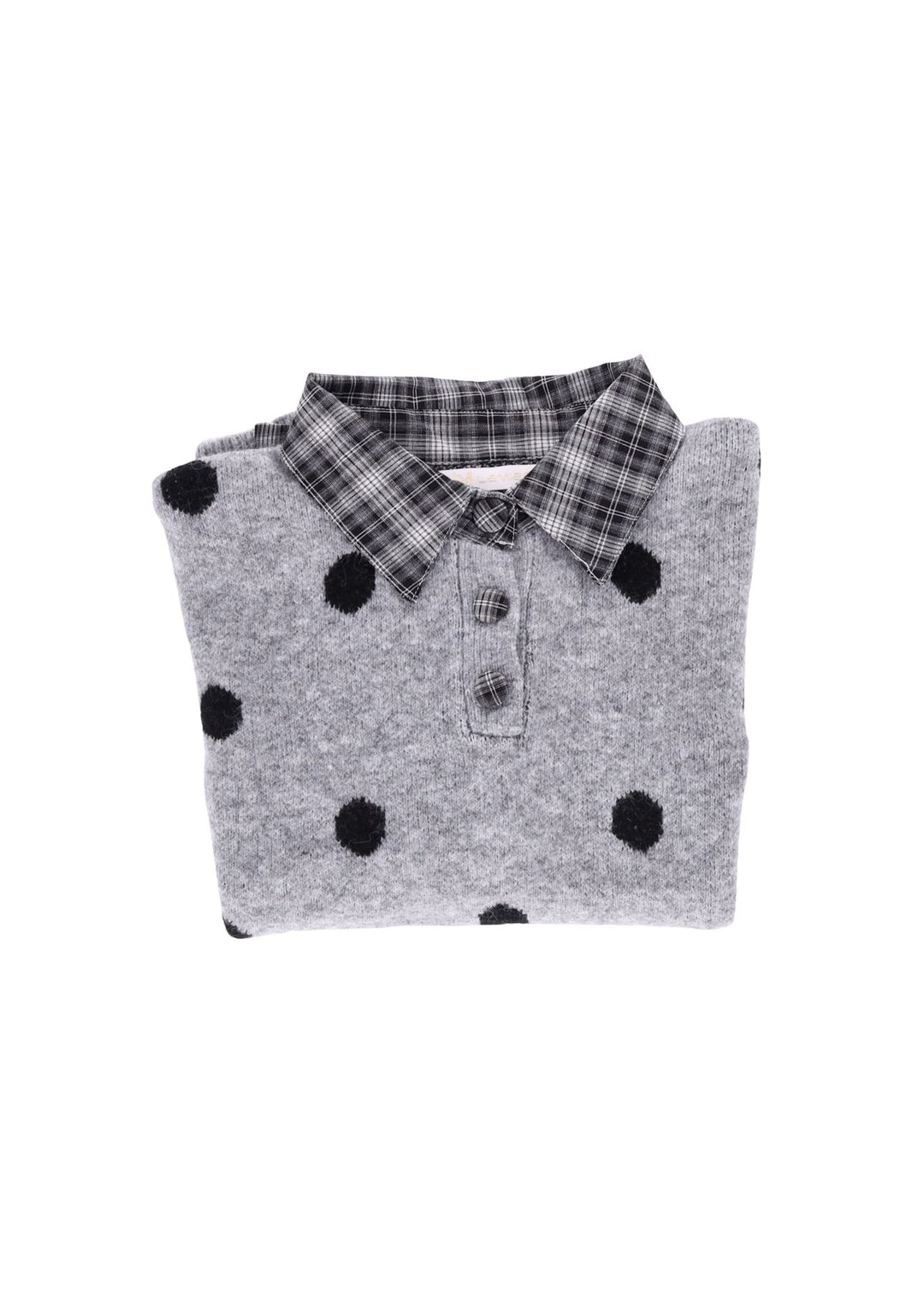 Strickpullover Damen Blusenkragen