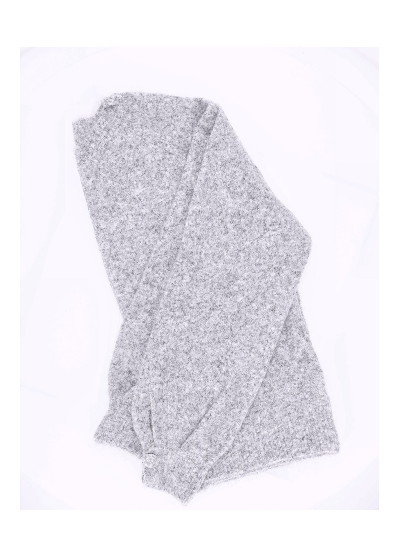 Strickpullover Damen Knopf am Arm