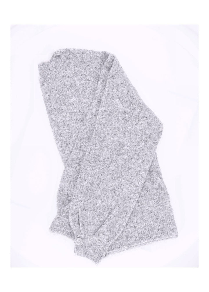 Strickpullover Damen Knopf am Arm