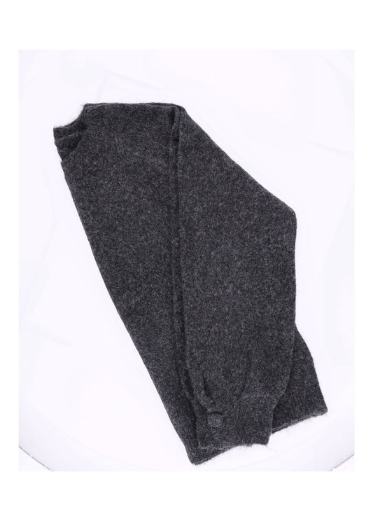 Strickpullover Damen Knopf am Arm