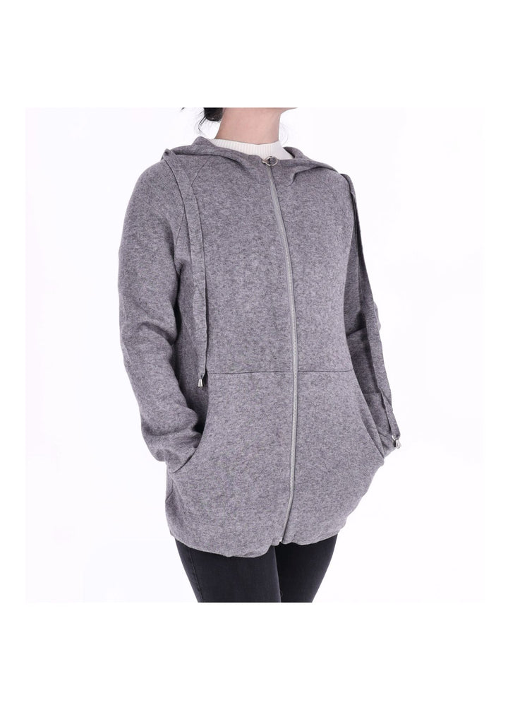 Strickjacke Damen Kapuze