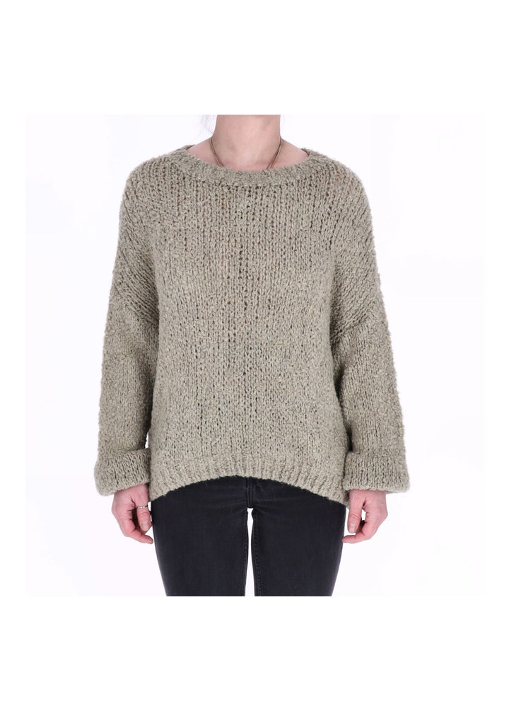 Grobstrick Pullover Damen Splash of Color