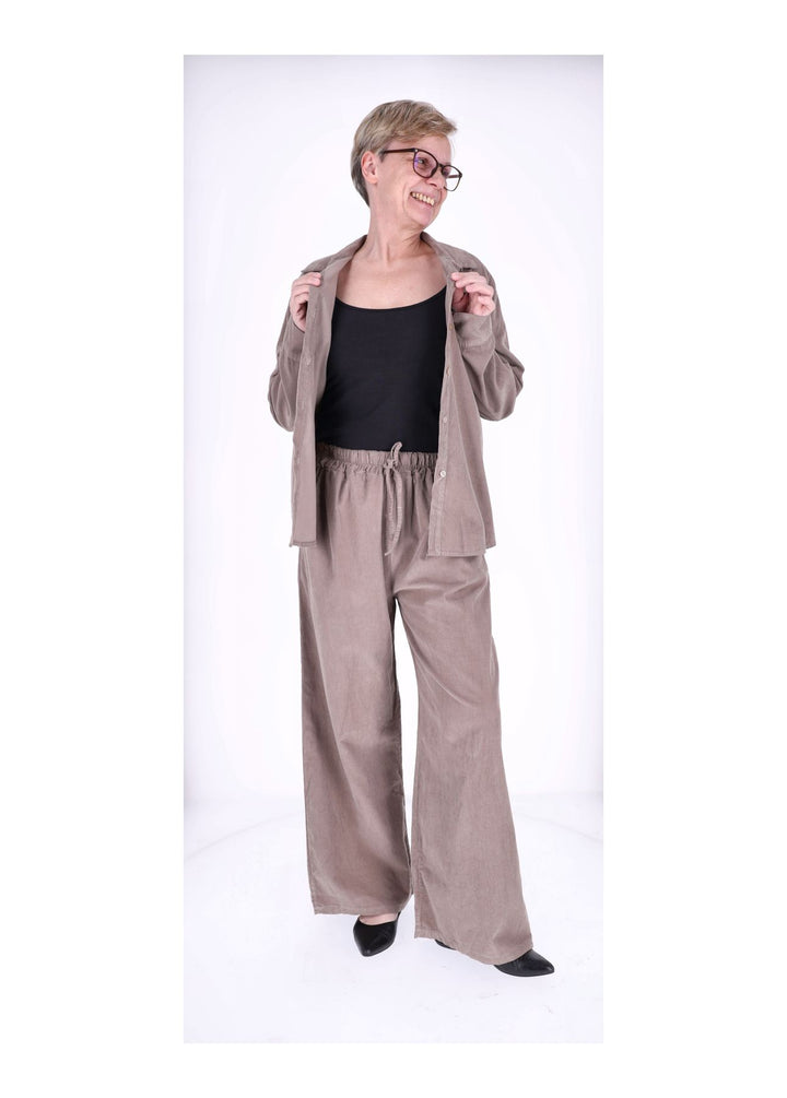 Schlupfhose Damen Feincord