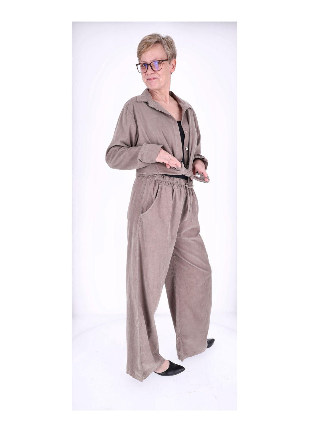 Bluse damen Feincord