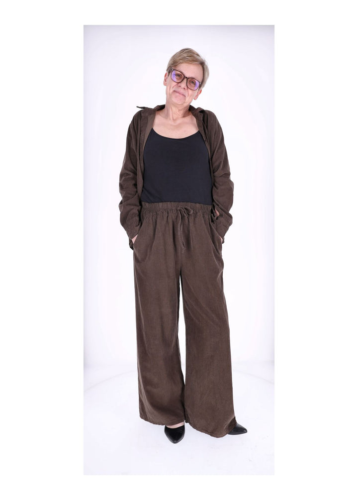 Schlupfhose Damen Feincord