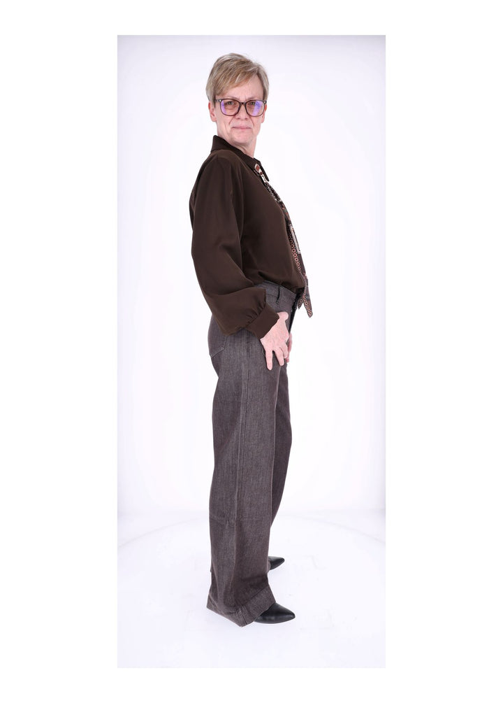 Blusea Damen mit Tuch