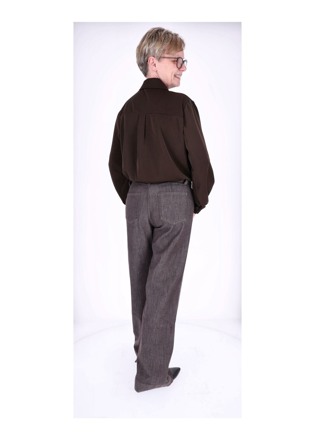 Blusea Damen mit Tuch