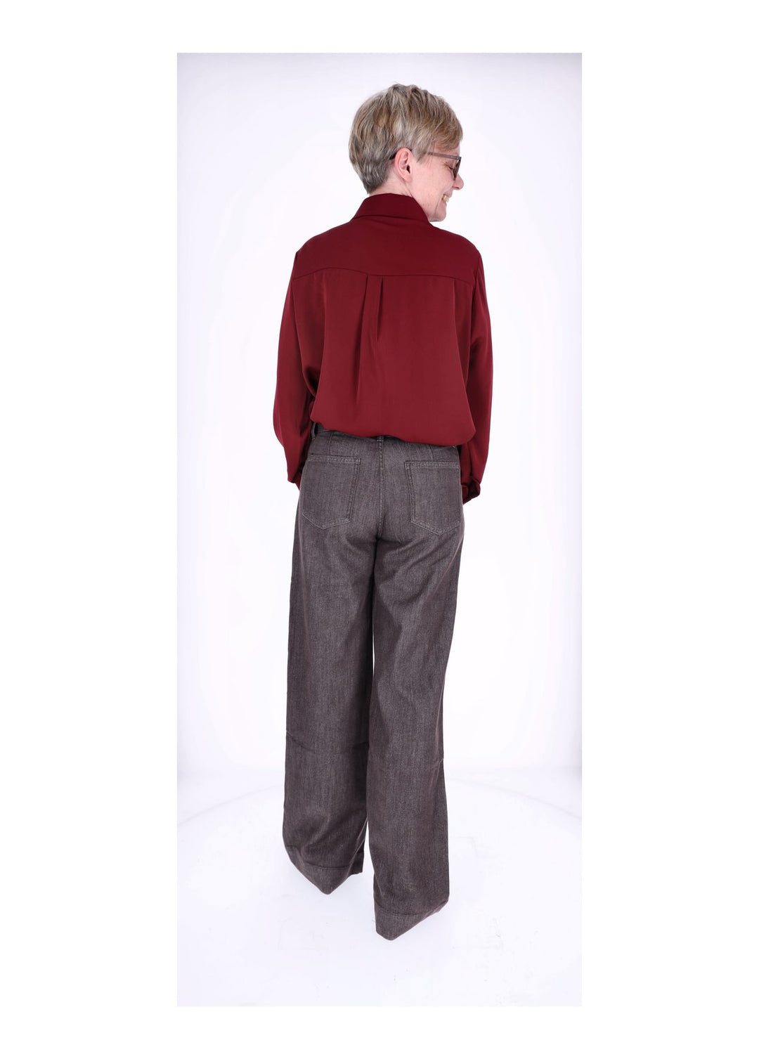 Blusea Damen mit Tuch