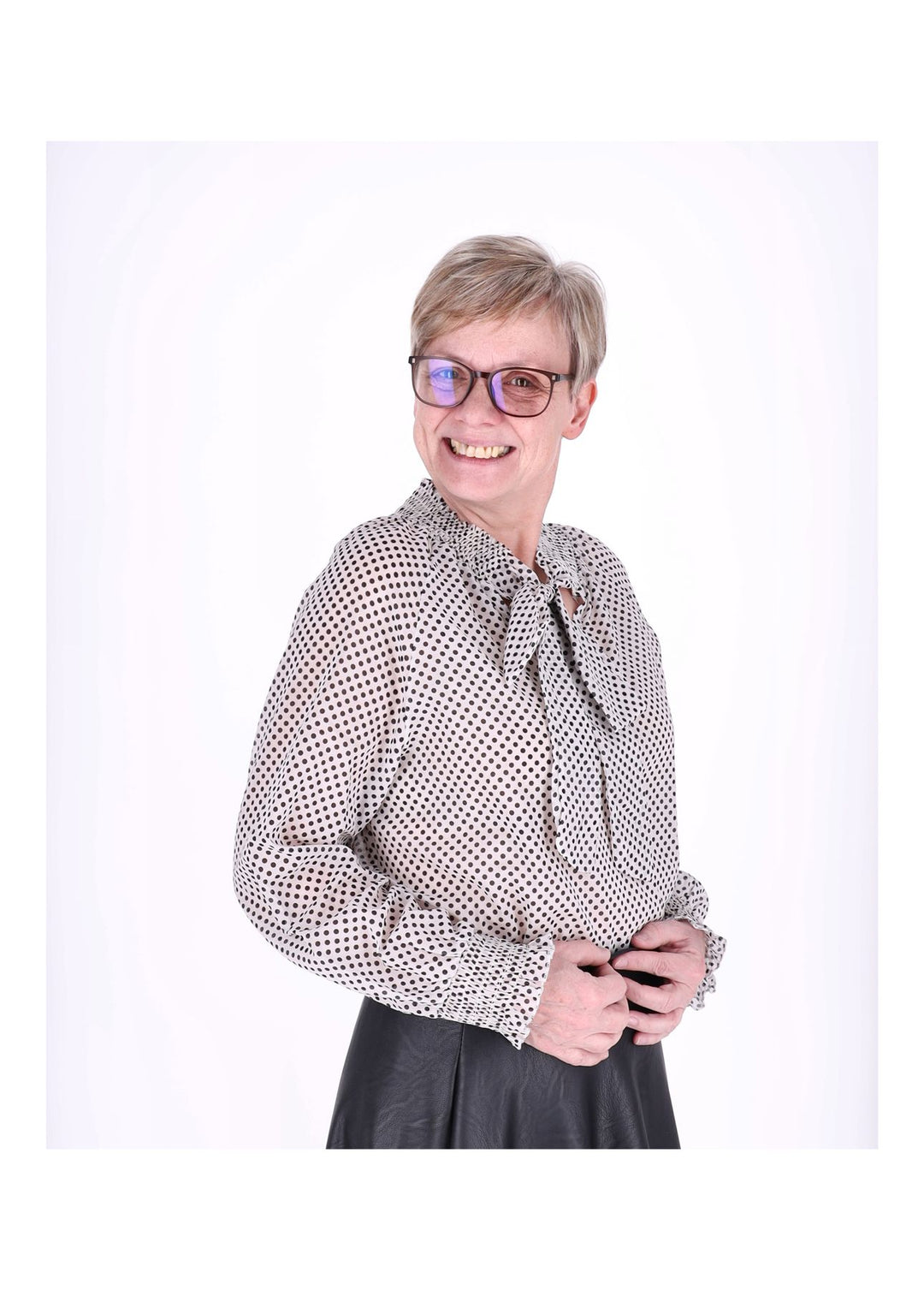 Bluse Damen Schleife