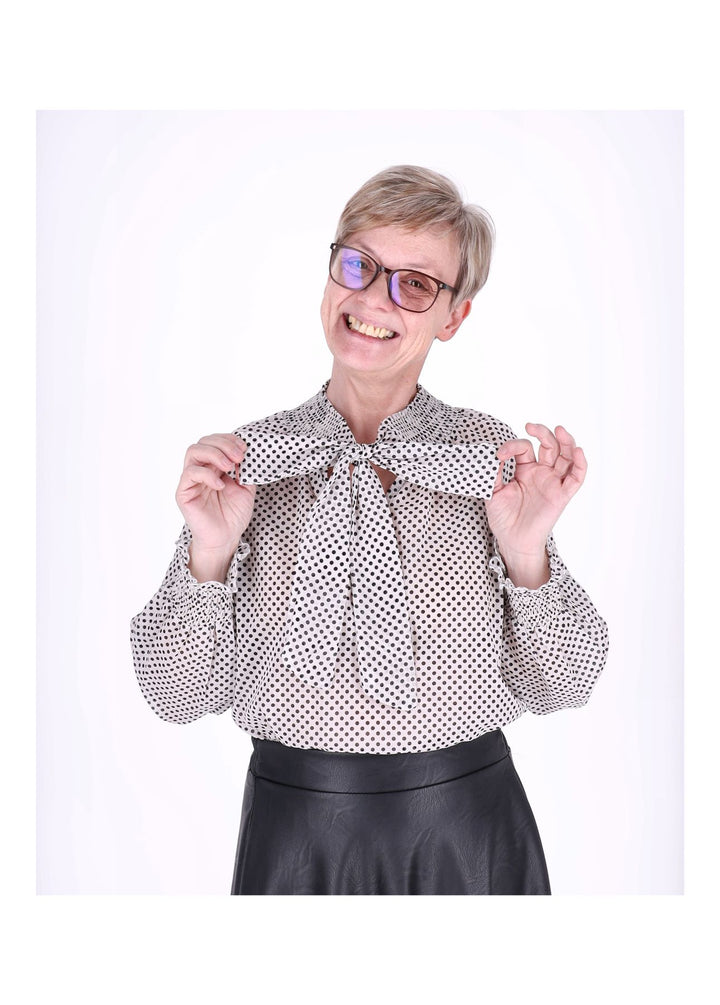 Bluse Damen Schleife