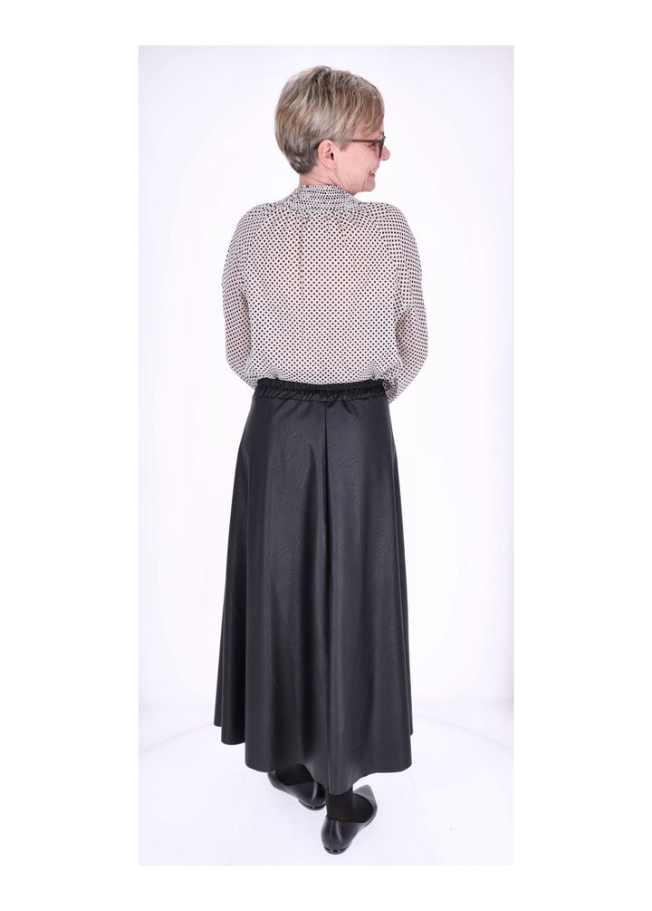Splash of Color Bluse mit Schleife