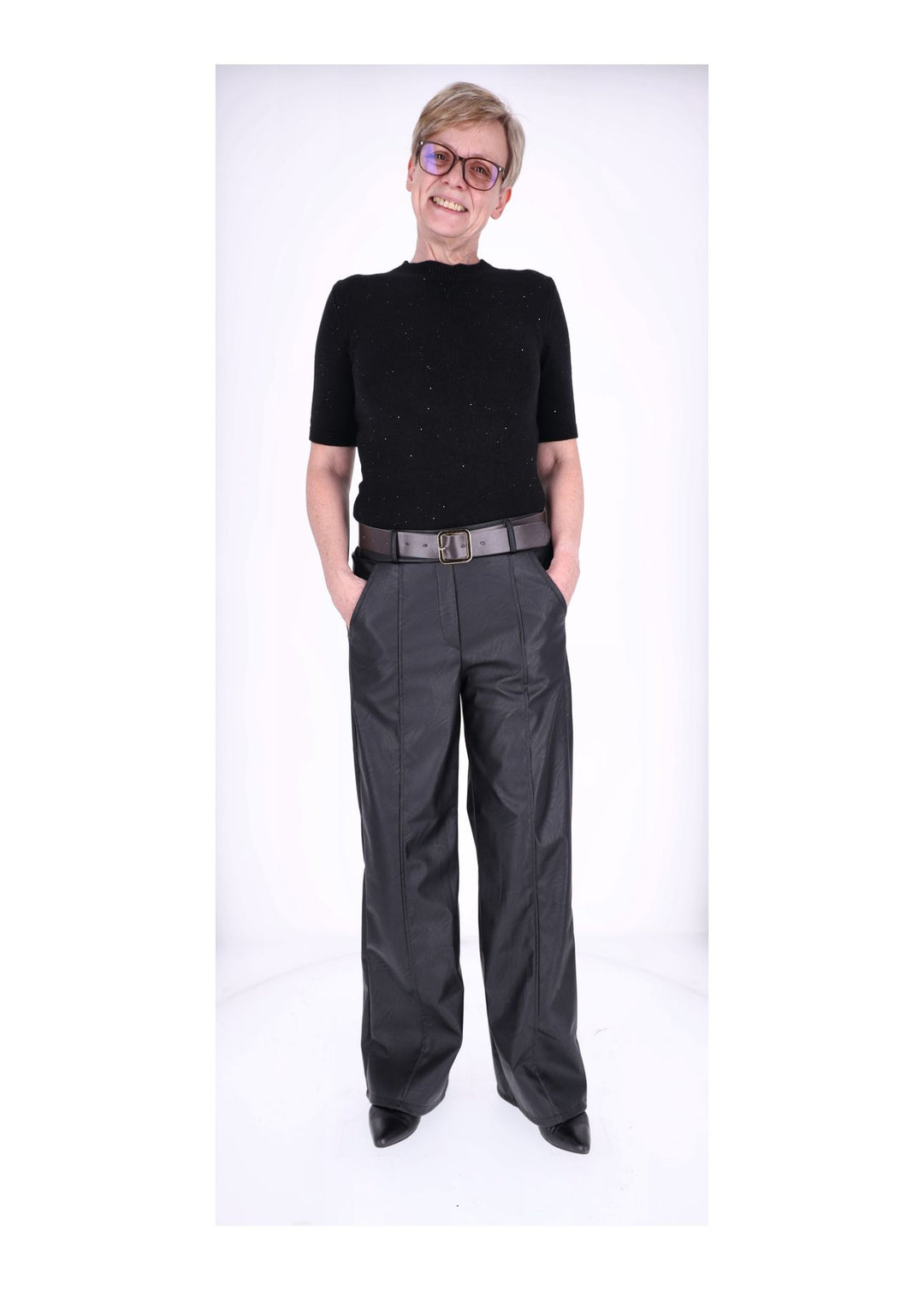 Splash of Color Wide-Leg Hose Damen