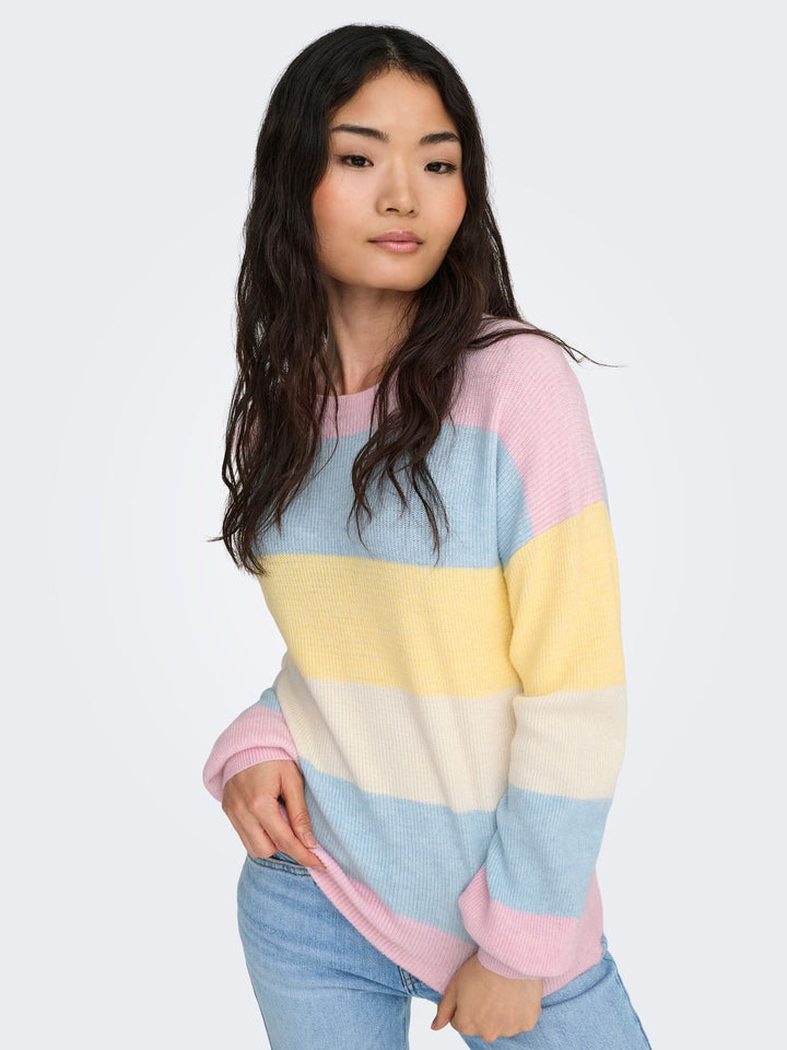 ONLATIA L/S STRIPE PULLOV KNT NOOS