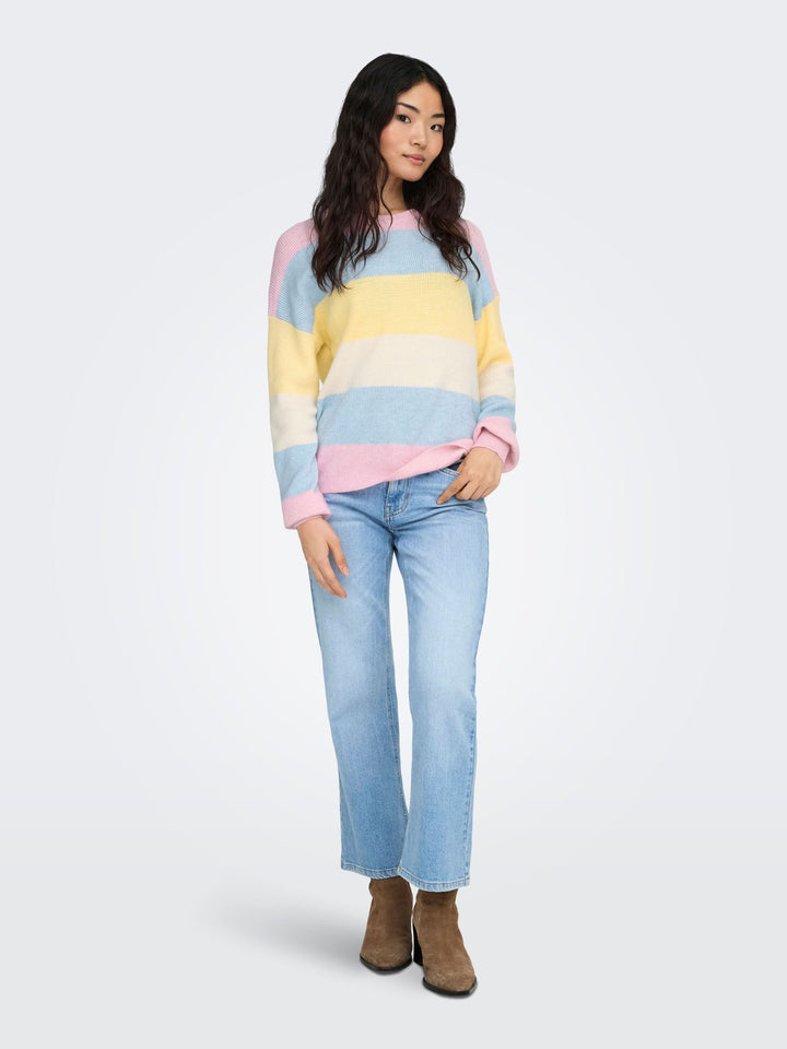 ONLATIA L/S STRIPE PULLOV KNT NOOS