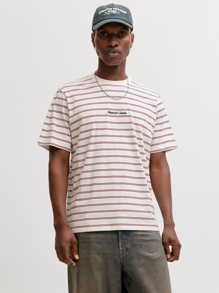 JORNORREBRO STRIPE TEE SS CN LN