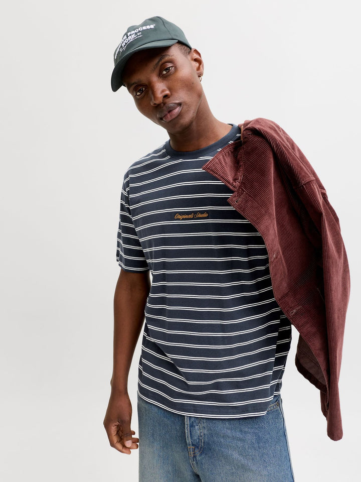 JORNORREBRO STRIPE TEE SS CN LN