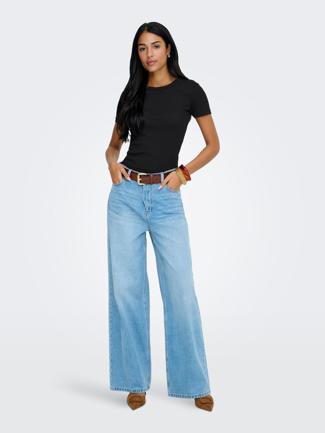 ONLVAL S/S O-NECK TOP JRS