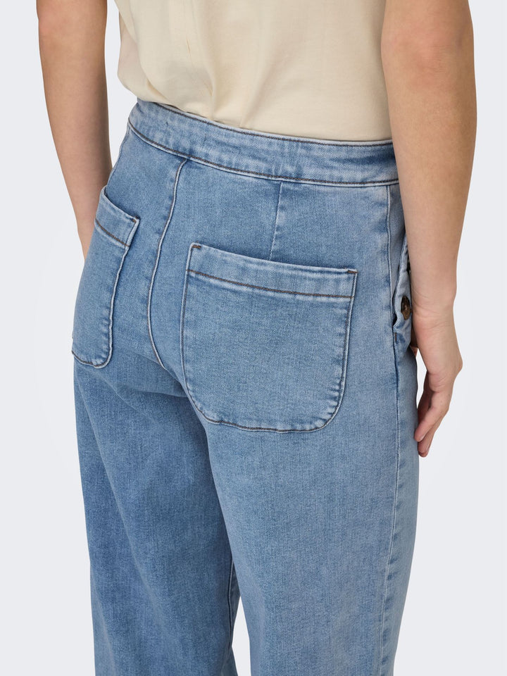 ONLY Madison Damen Jeans Wide Fit