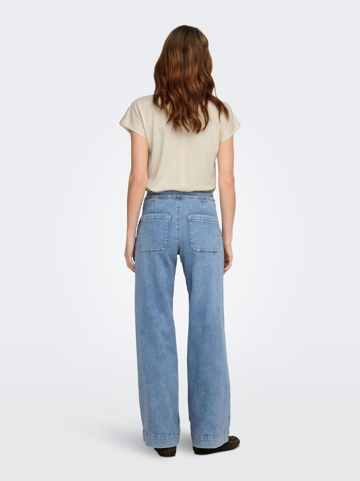 ONLY Madison Damen Jeans Wide Fit