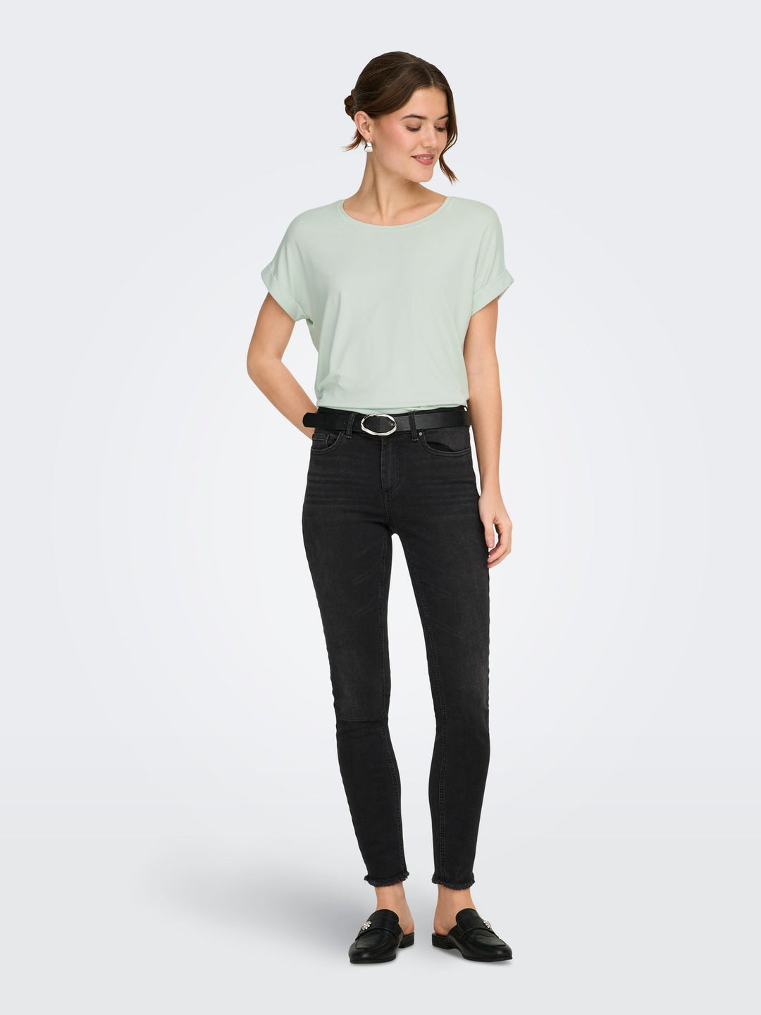 ONLY Monster Kurzarm Top Rundhals