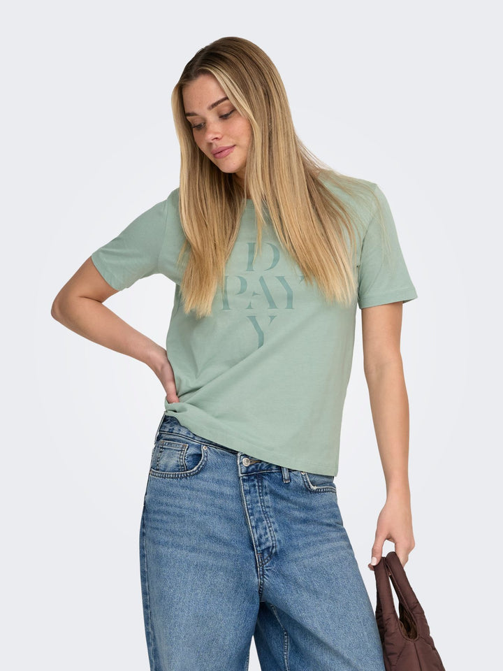 ONLY Happy Life T-Shirt Damen