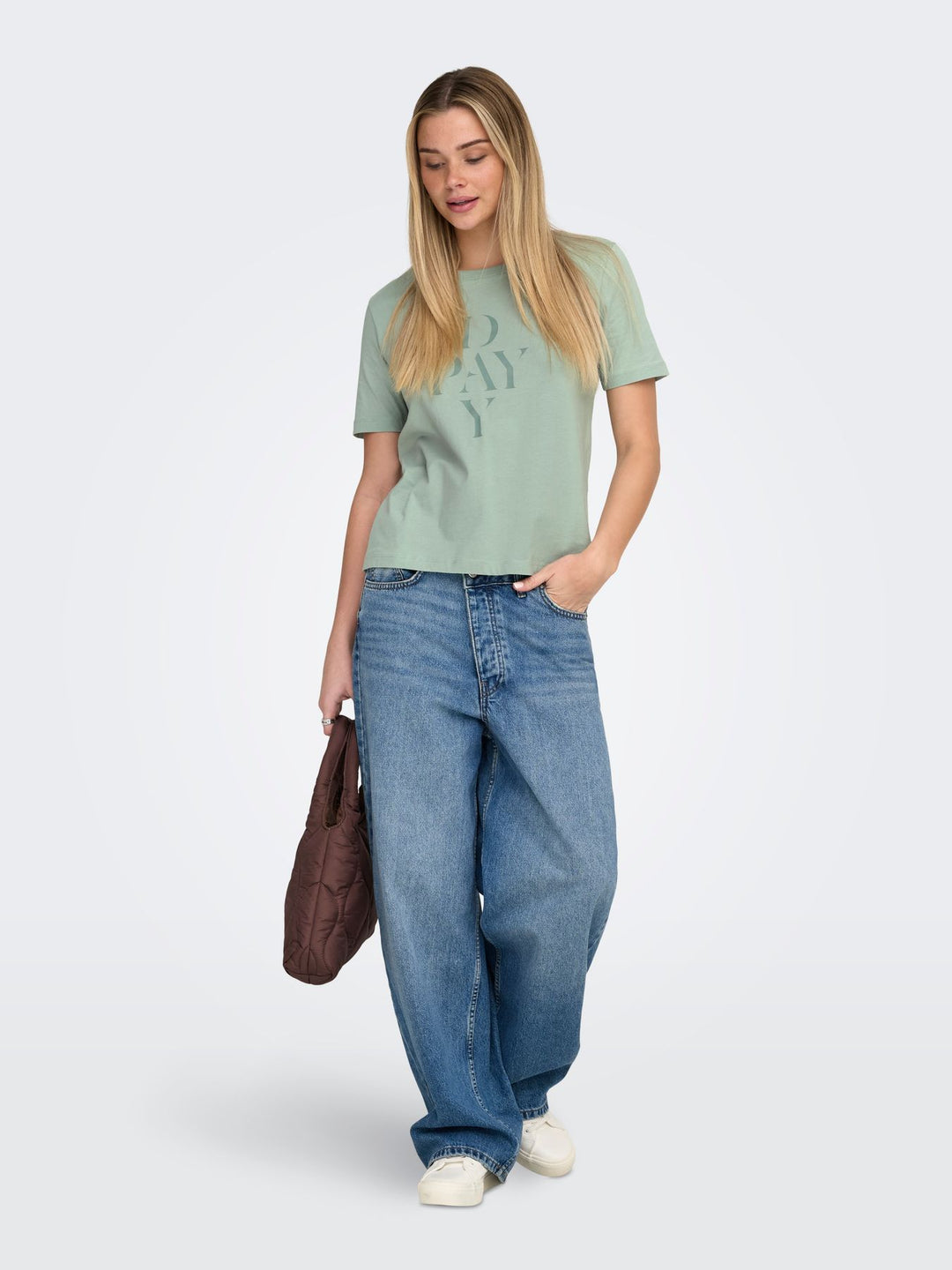 ONLY Happy Life T-Shirt Damen