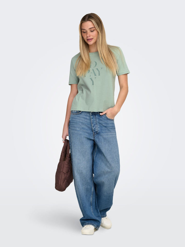 ONLY Happy Life T-Shirt Damen