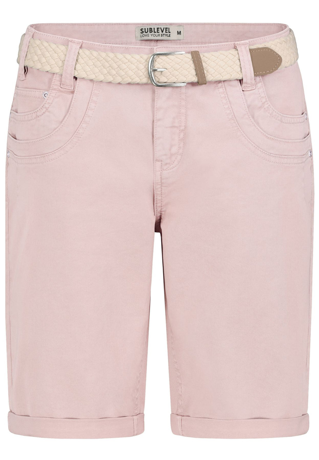 Authentic Style Damen Shorts mit Aufschlag
