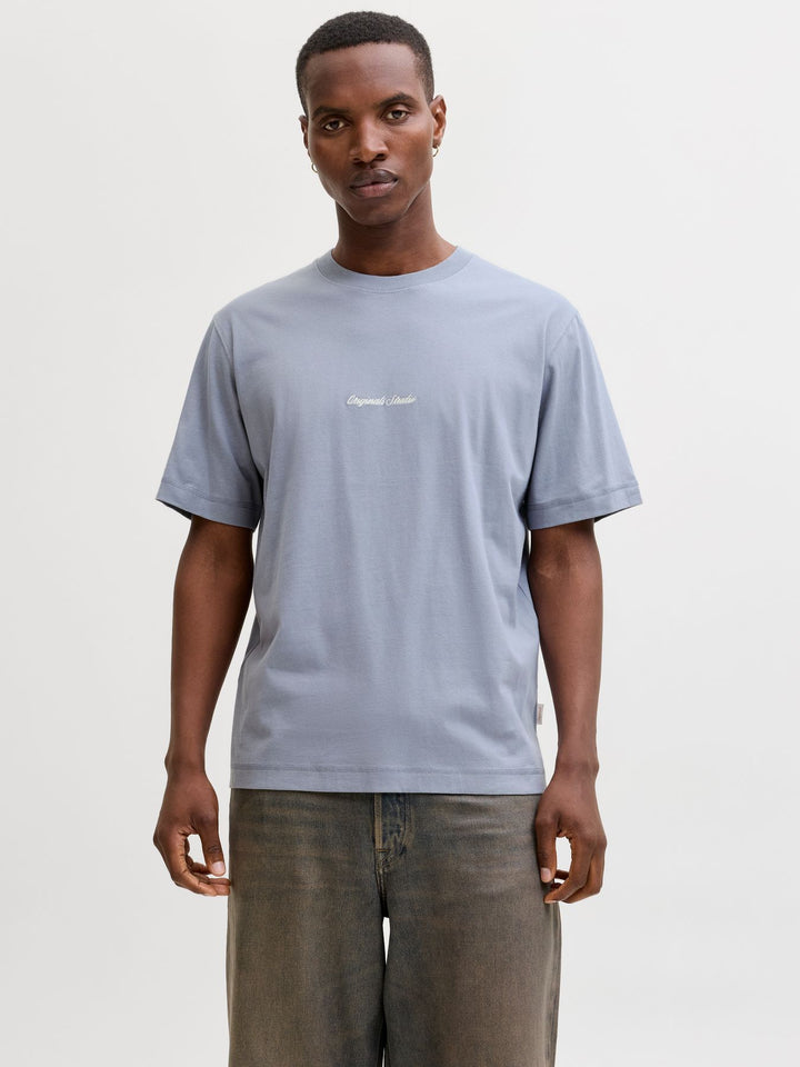 JORNORREBRO EMB TEE SS CREW NECK NO