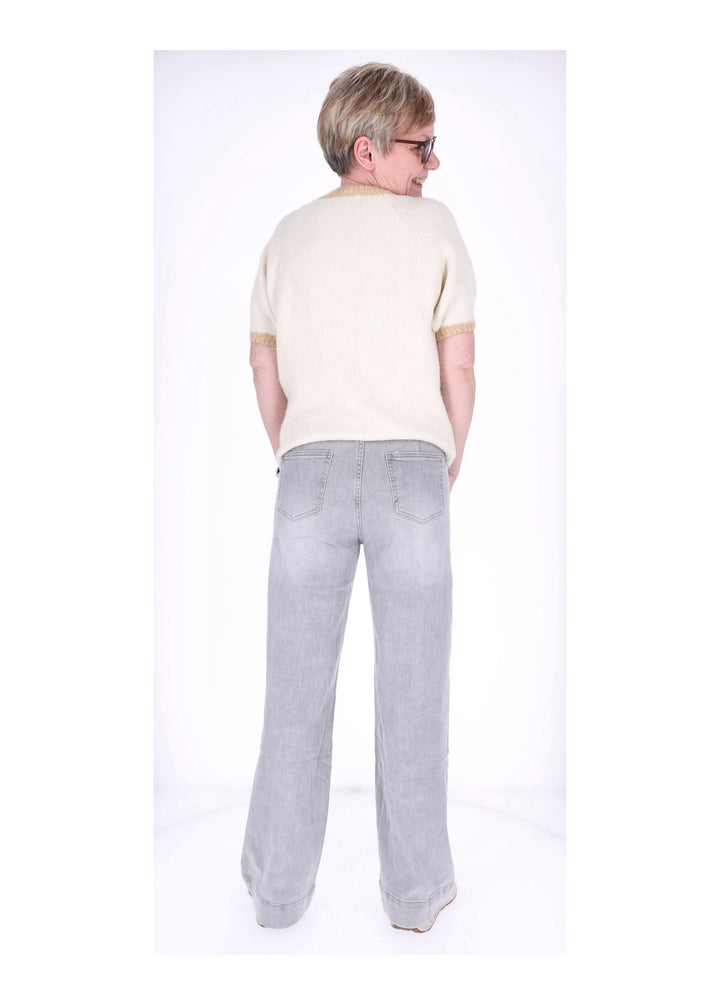 T-Shirt Damen Stick Kurzarm APPLE