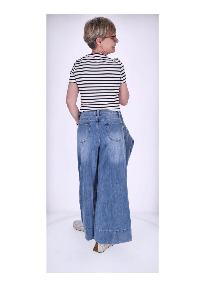 Jeans Damen Culotte
