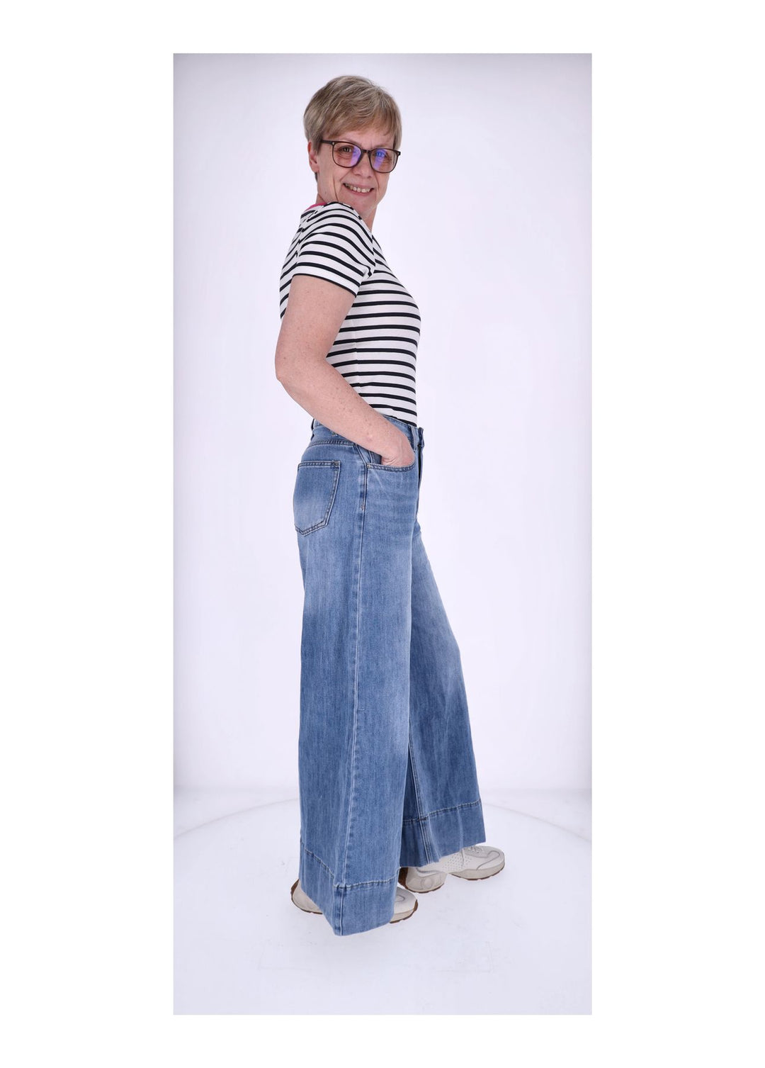 Jeans Damen Culotte