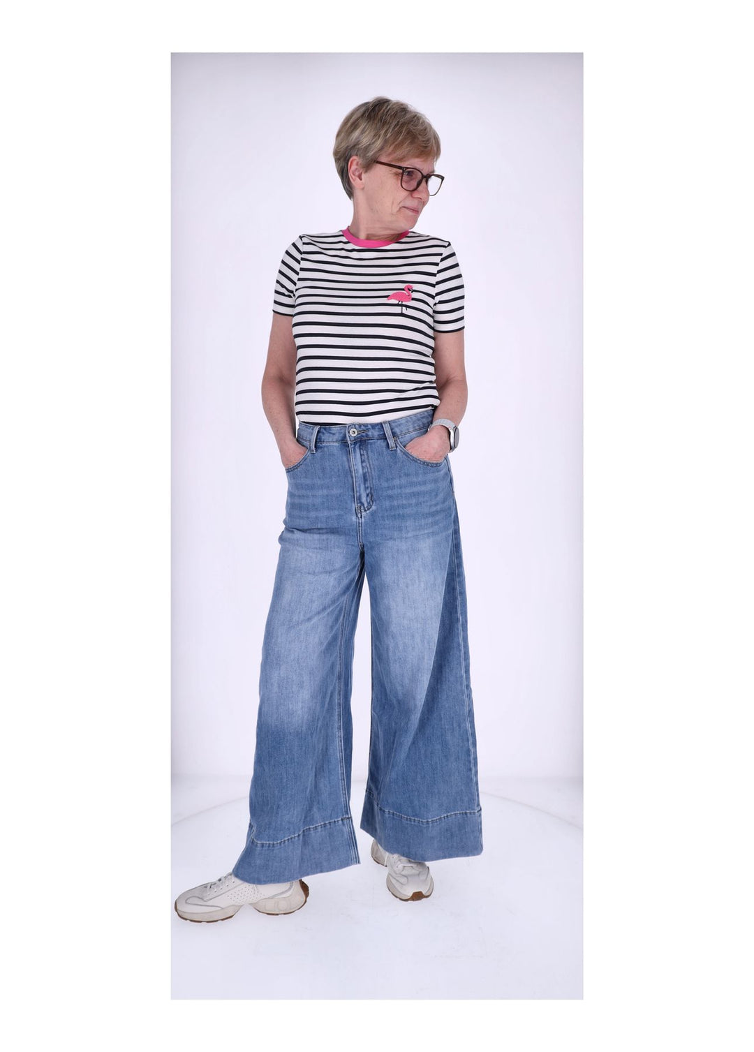 Jeans Damen Culotte
