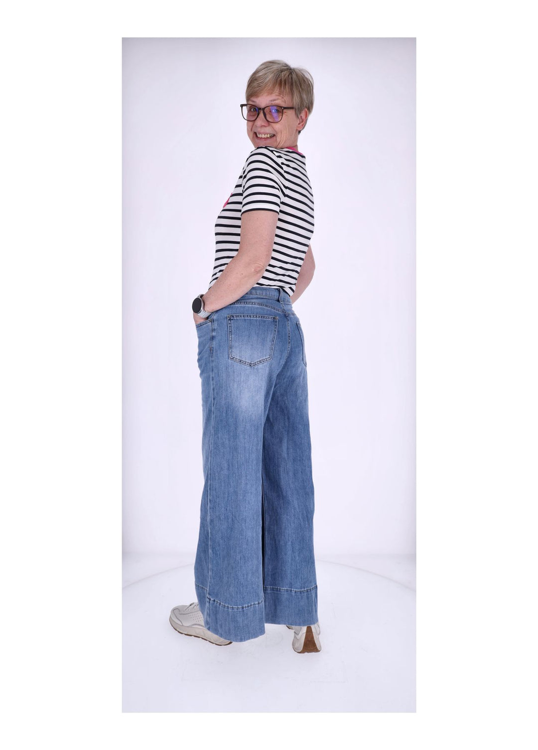 Jeans Damen Culotte