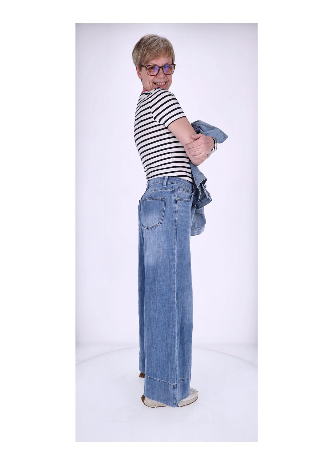 Jeans Damen Culotte