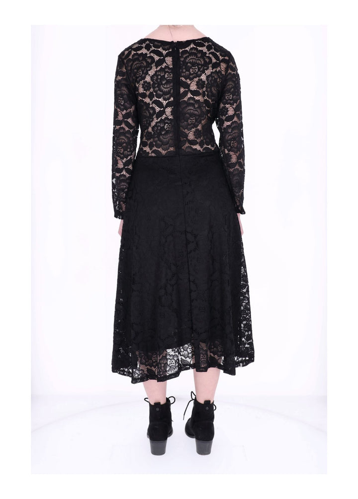 Kleid Spitze Langarm